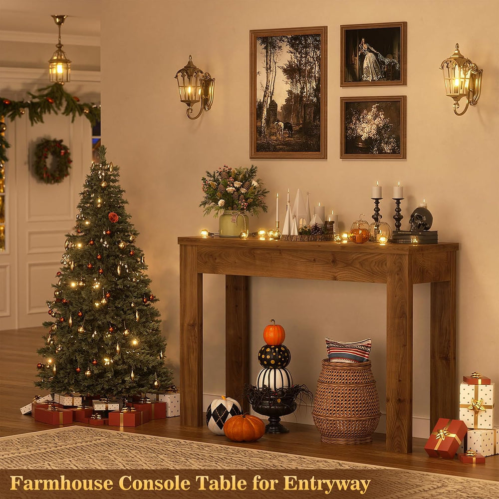 Armocity Small Console Table for Entryway, 32" Farmhouse Narrow Sofa Tab...