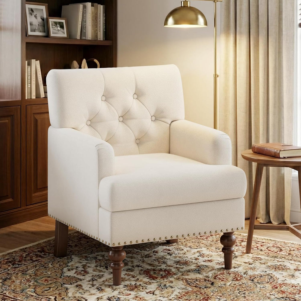 MALOL Modern Accent Chairs Set of 2 for Living Room, Comfy Bedroom Reading Ar...