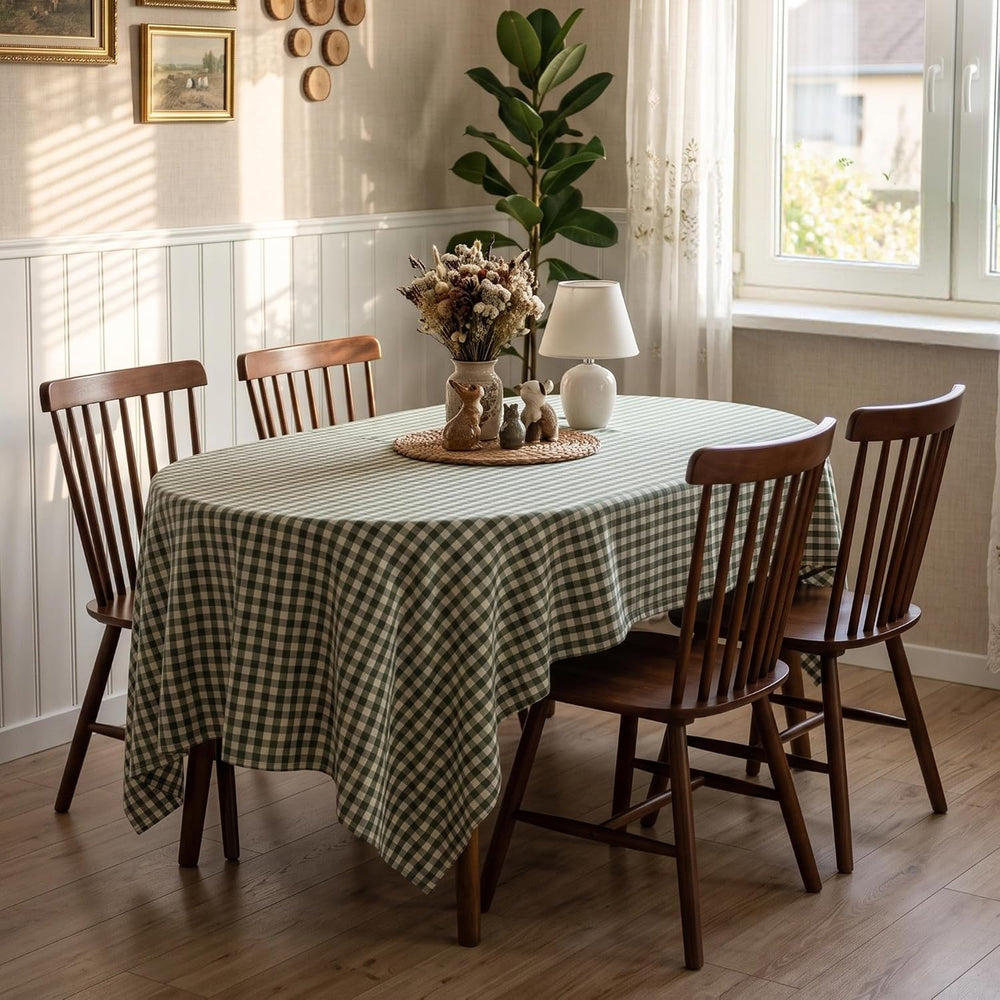Windsor Dining Chairs Set of 4, Spindle Back Wooden Chairs