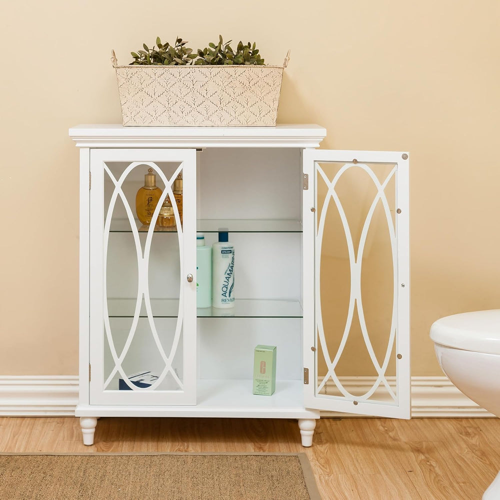 Teamson Home Florence 26 in. x 32 in. 2-Door Freestanding Wooden Floor Cabine...