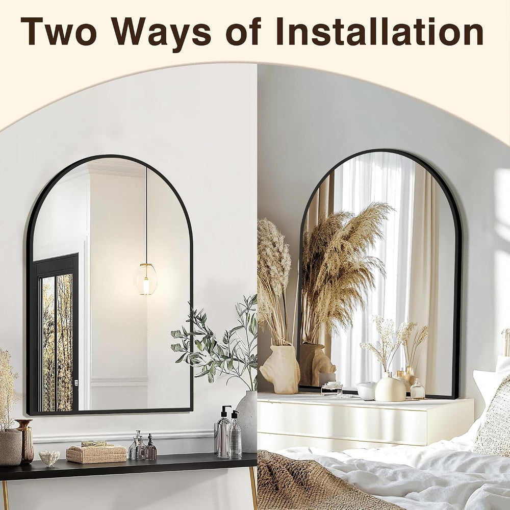 FICTOR 2 Pack 24" x 36" Arched Bathroom Vanity Mirror for Over Sink...