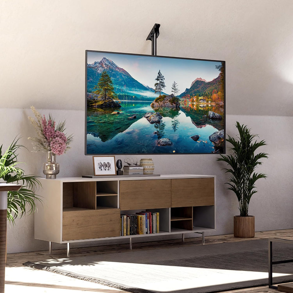 Mount-It! Ceiling TV Mount, 32-65", 99 lbs, MI-511 | Full motion 360 swi...