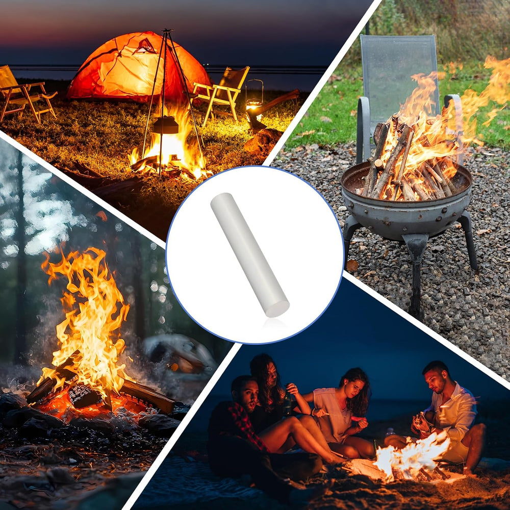 99.9% Pure Magnesium Fire Starter Rods for Survival, 8 Pack