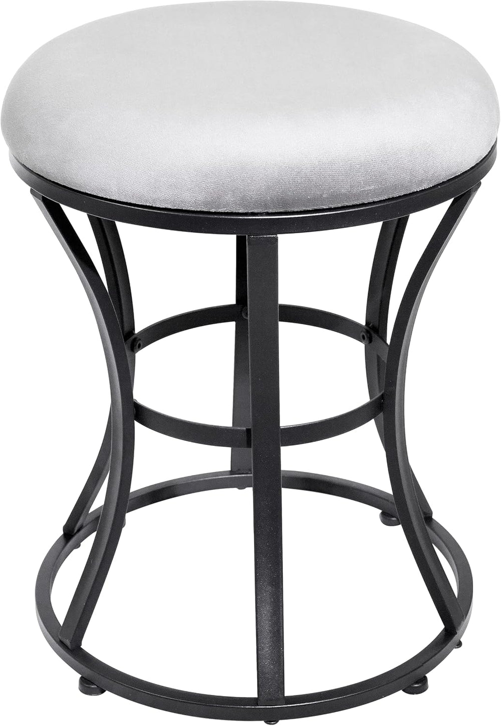 Vanity Chair, Small Velvet Vanity Stool & Ottoman Bench for Bathroom, Dorm