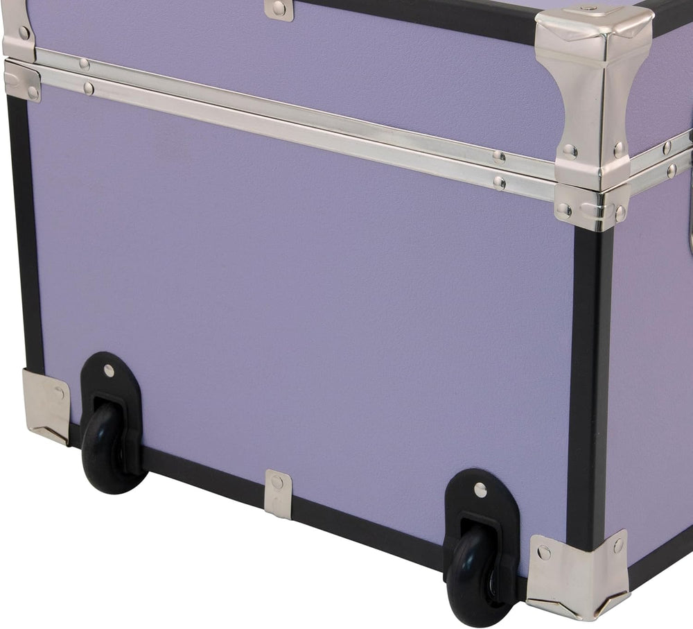 Seward Explorer Trunk with Wheels & Lock, Lilac, 30-Inch