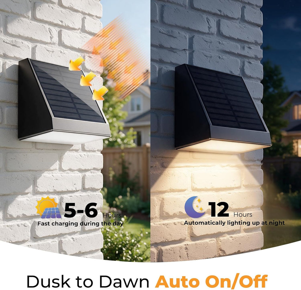 Solar Lights Outdoor for Mailbox, Address, Sign, House Number, Fence