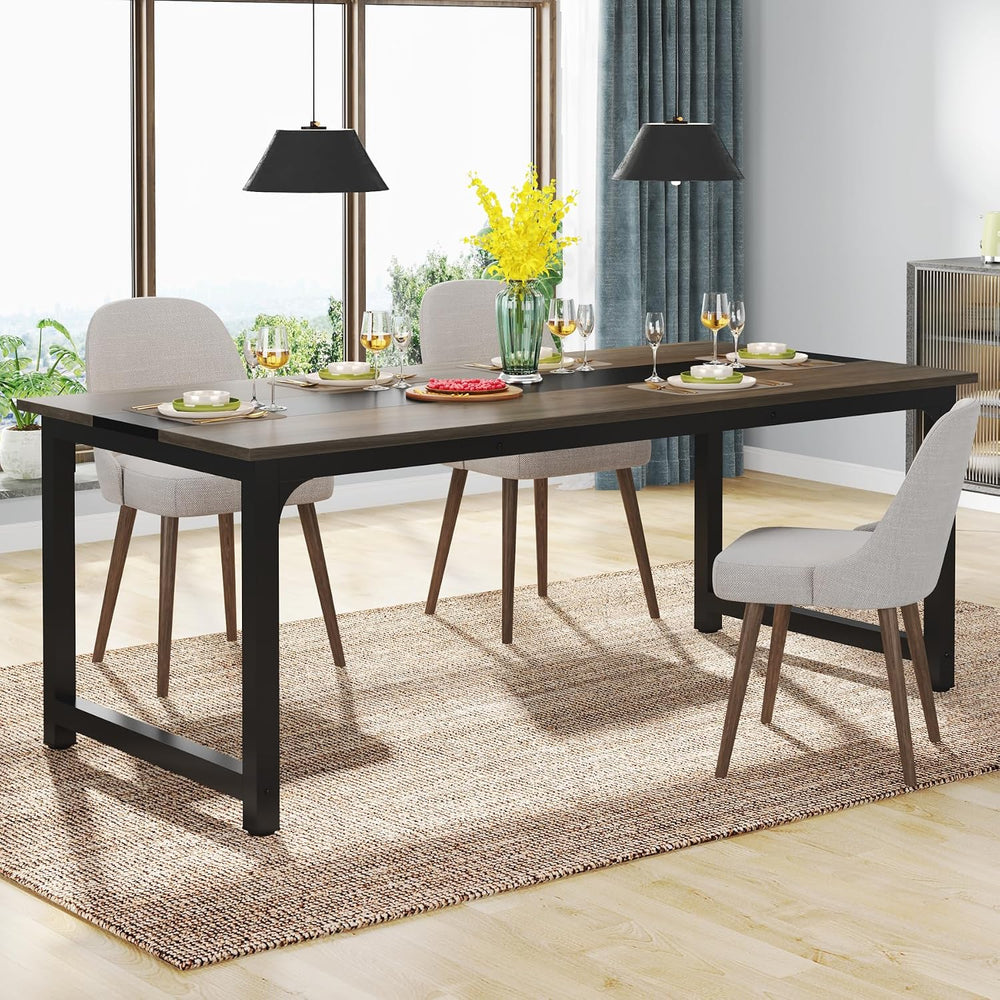 Tribesigns Modern Computer Desk, 70.8 x 31.5 inch Large Office Desk Computer ...