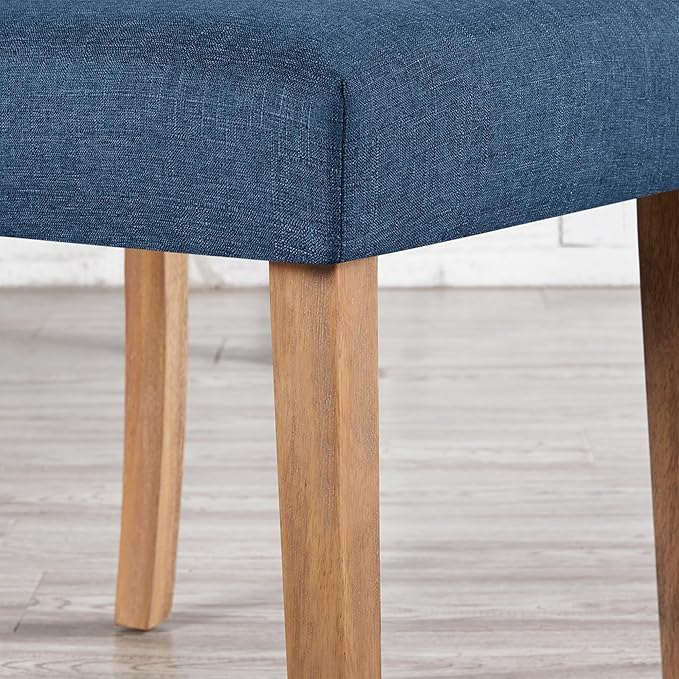 Yaheetech Dining Chairs Set of 6 Fabric Upholstered Dining Room Chairs with B...