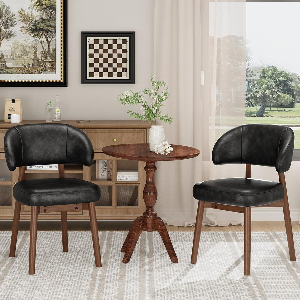 MALOL Wooden Dining Chairs Set of 6, Modern Upholstered Dining Room Kitchen S...