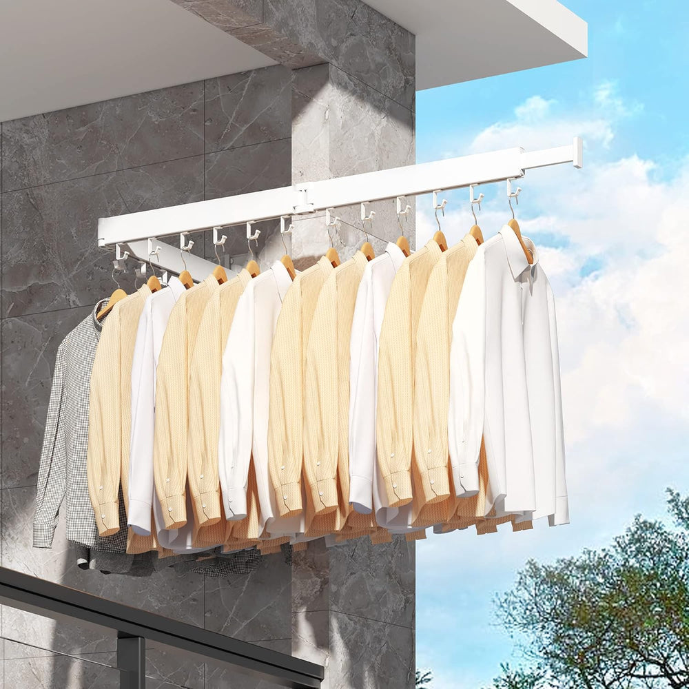 Clothes Drying Rack Wall Mounted,Drying Rack Clothing,Laundry Drying Rack Wal...