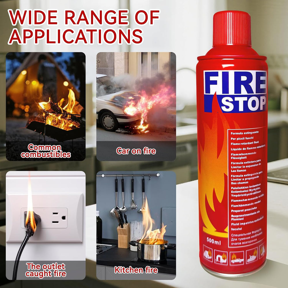 2/4-Pack Fire Extinguisher with Mount Brackets,Portable for Home Kitchen Car ...