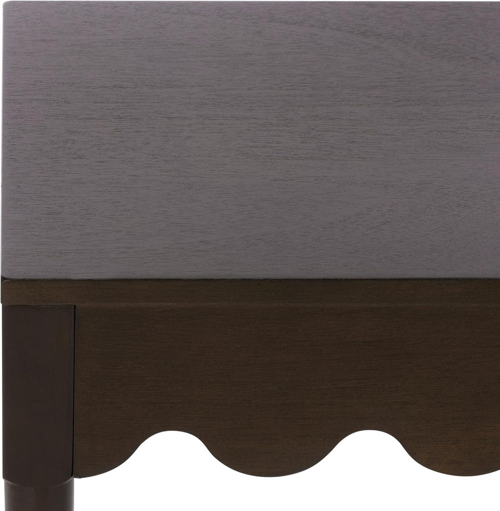 SAFAVIEH Home Collection – Neha Dark Chocolate Brown Solid Wood Frame Accent ...