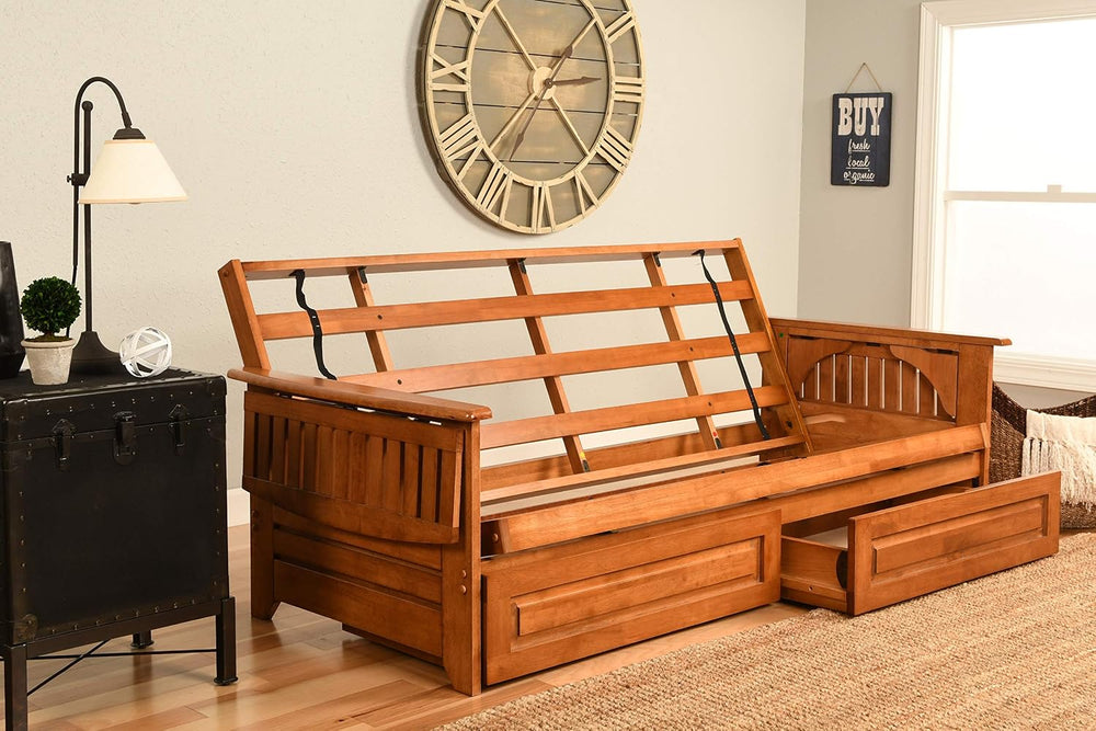 Kodiak Furniture Phoenix Futon Set, Full, Barbados