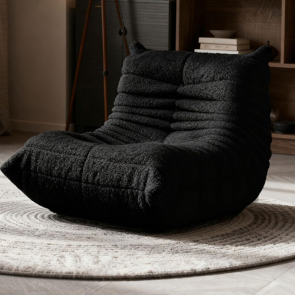 Bean Bag Chair for Adults, Comfy Chairs for Bedroom, Memory Foam Chair Readin...