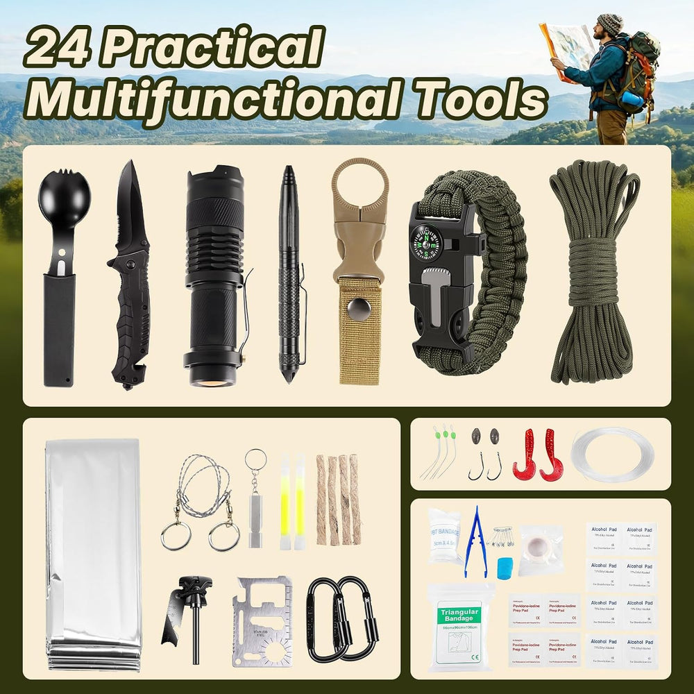 Gifts for Him Her Men Husband Dad Valentines Day - Survival Gear and Equipmen...