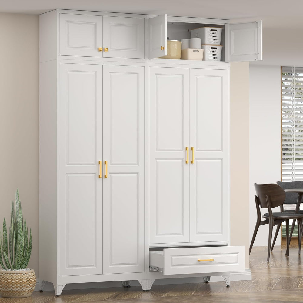 UNICOLY 15.74" H Wall Mounted Storage Cabinet, Kitchen Pantry Cabinet, S...