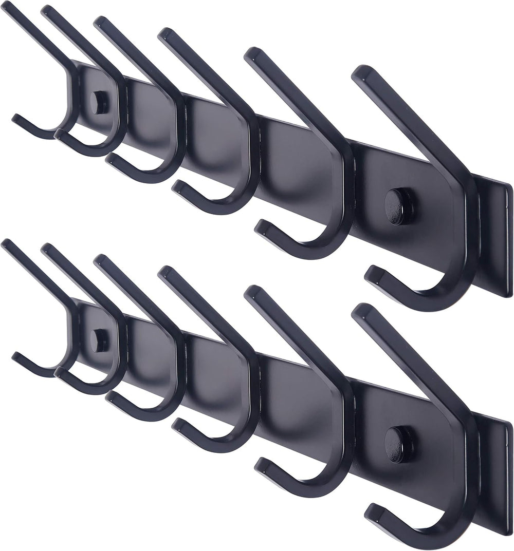 WEBI Coat Rack Wall Mounted,17-1/8 Inch Coat Hooks for Hanging Coats,Heavy Du...