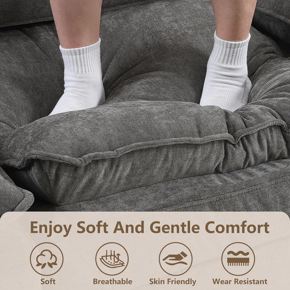 Modular Sectional Couch for Living Room, U Shaped Comfy Sofa | Comfortable Fo...