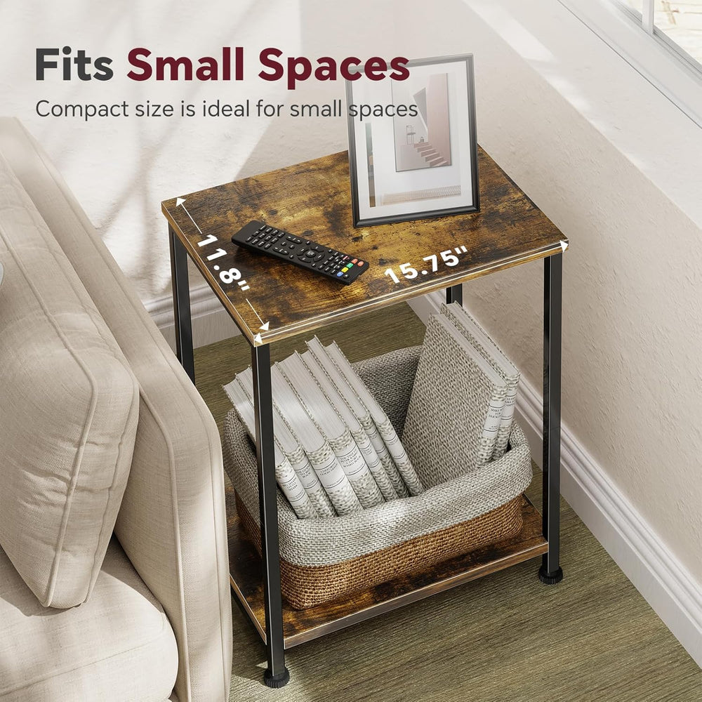 Simple Trending End Table, Nightstand Set of 2, Side Table for Living Room, B...