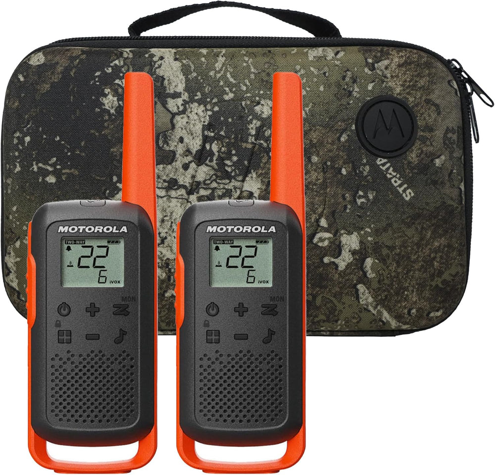 Motorola Talkabout T275 Two-Way Radios (2-Pack) – 25 Mile Range, Rechargeable...