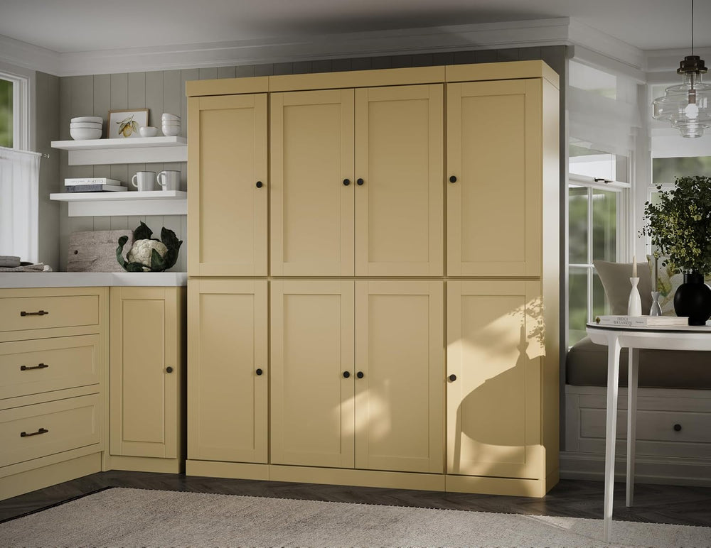 Palace Imports Solid Wood Kitchen Pantry Cabinet – 71.5" Tall x 65"...