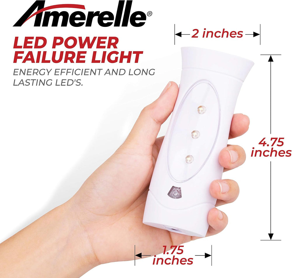 Amertac Amerelle LED Power Failure Light - A Backup Plug-In Emergency Prepare...