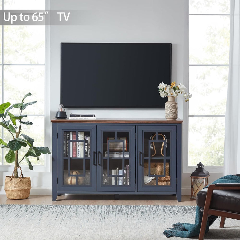 Joaxswe Large Sideboard Buffet Cabinet with Storage, 55" Farmhouse Crede...