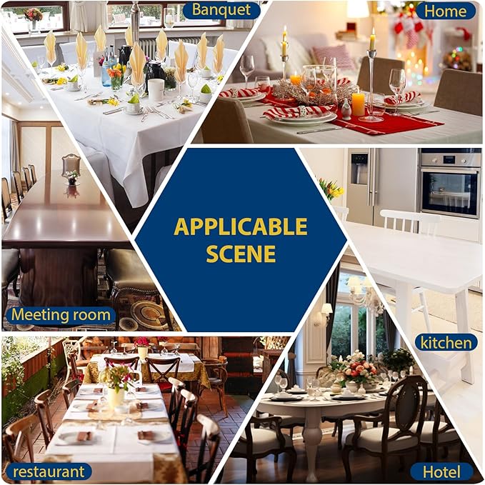 Chair Covers, Stretch Kitchen Dining Room Chair Covers Set of 6, Removable Wa...
