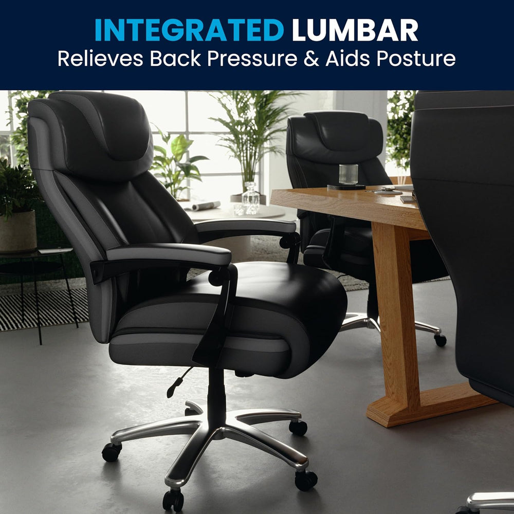 Flash Furniture Hercules Series High-Back Swivel LeatherSoft Office Chair, Er...