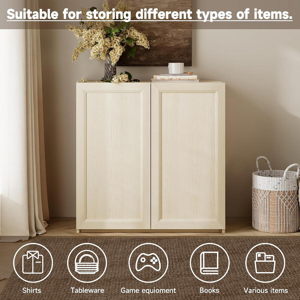 FENSULN Modern Sideboard Accent Buffet Storage Cabinet Display Buffet Cabinet...