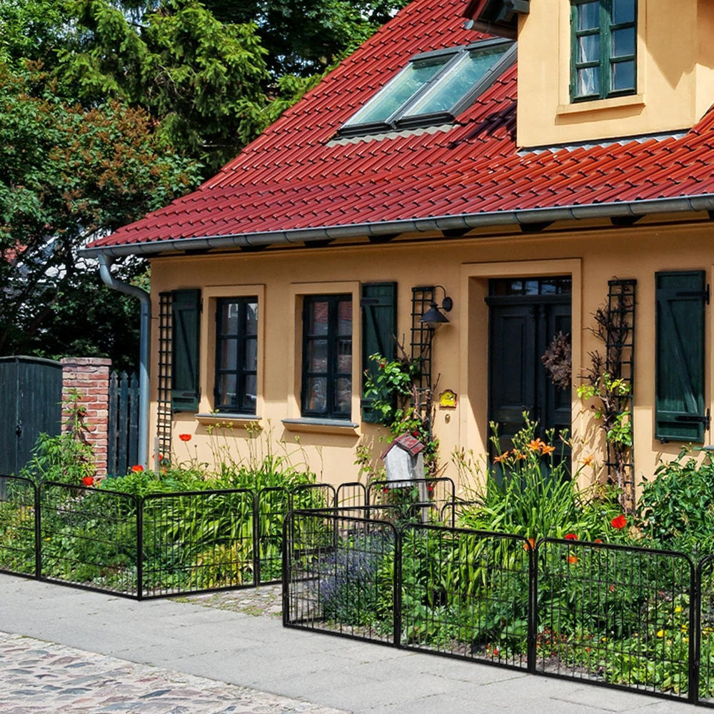 Yaheetech 24in x 171ft Rustproof Foldable Metal Decorative Garden Fence