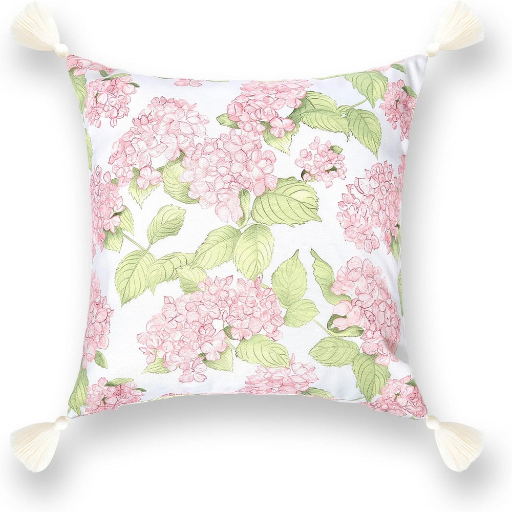 Hofdeco Premium Coastal Patio Indoor Outdoor Throw Pillow Cover Only, 18"...