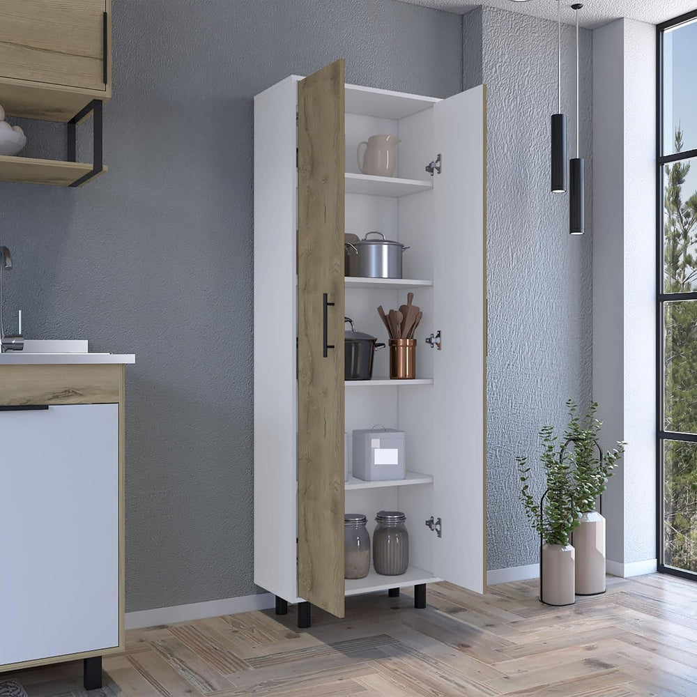 Modern Contemporary Multistorage Cabinet, Storage Locker with Five Shelves,fo...