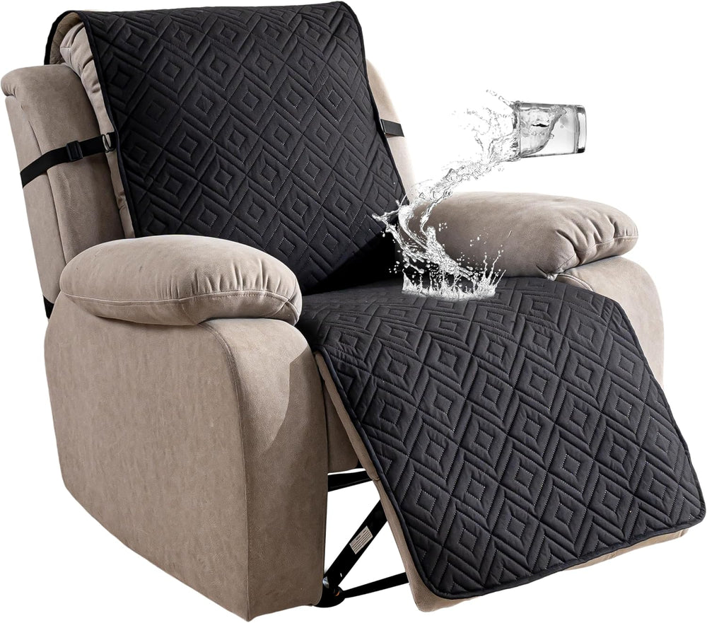 Genina Waterproof Recliner Chair Cover, Non-Slip Washable, 23.6"