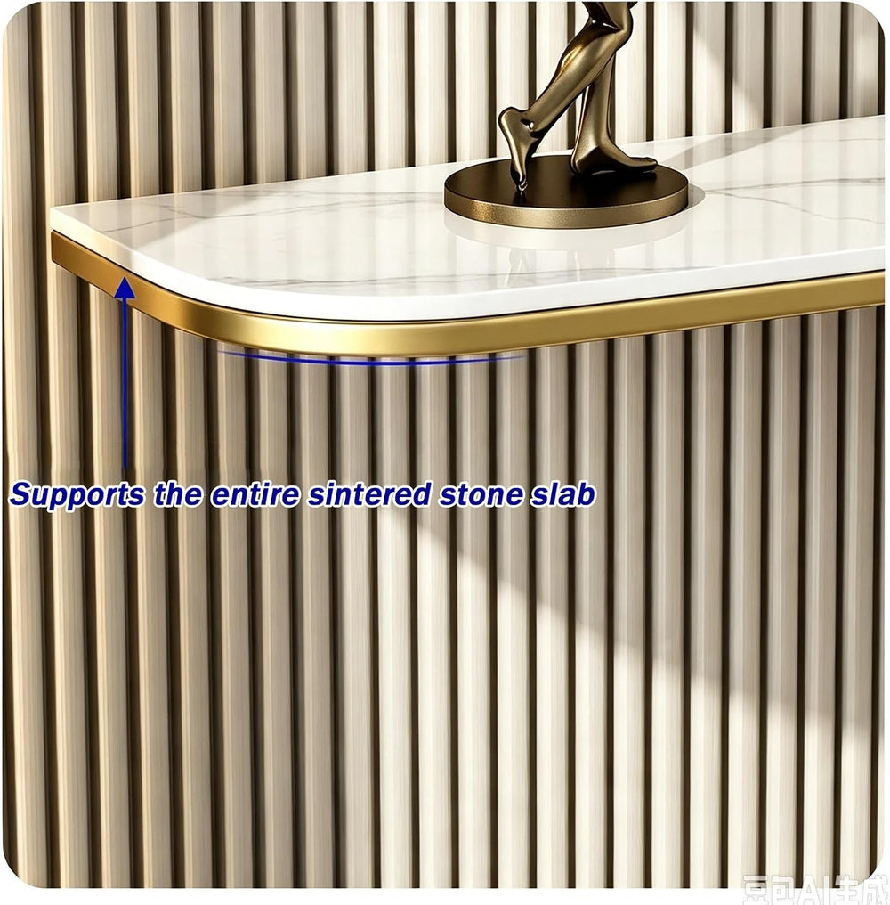 Zfmnoyev Entryway Table Console Hallway Table | Living Room Sofa Table with R...