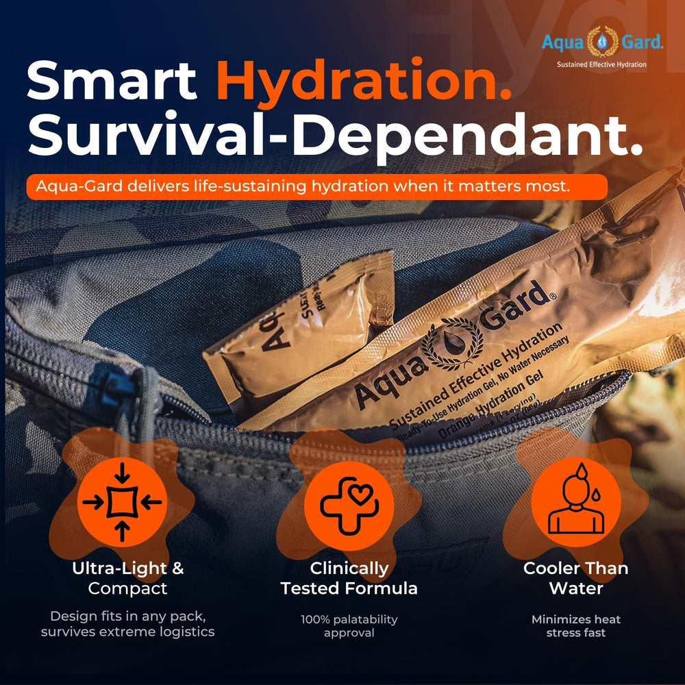Aqua-Gard Emergency Water Gel - Survival Water Pouches for Disaster Relief | ...
