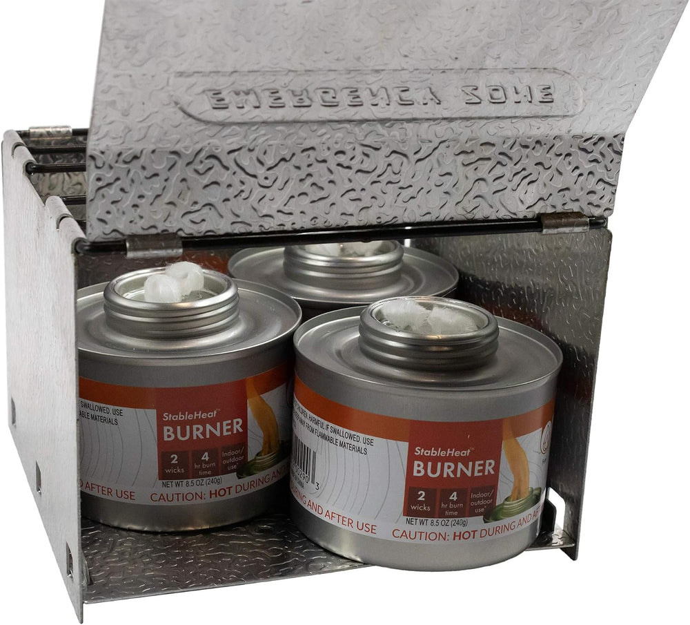 New & Improved! Emergency Cooking Fuel Premium Storage Set, 20+ Year Shel...