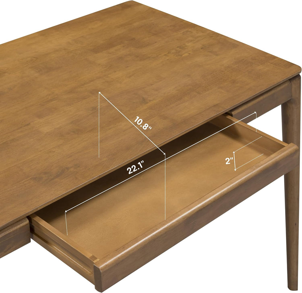 NTC Mingle Desk 47 Inch Modern Design, Rectangular Dinner Table for Dining Ro...