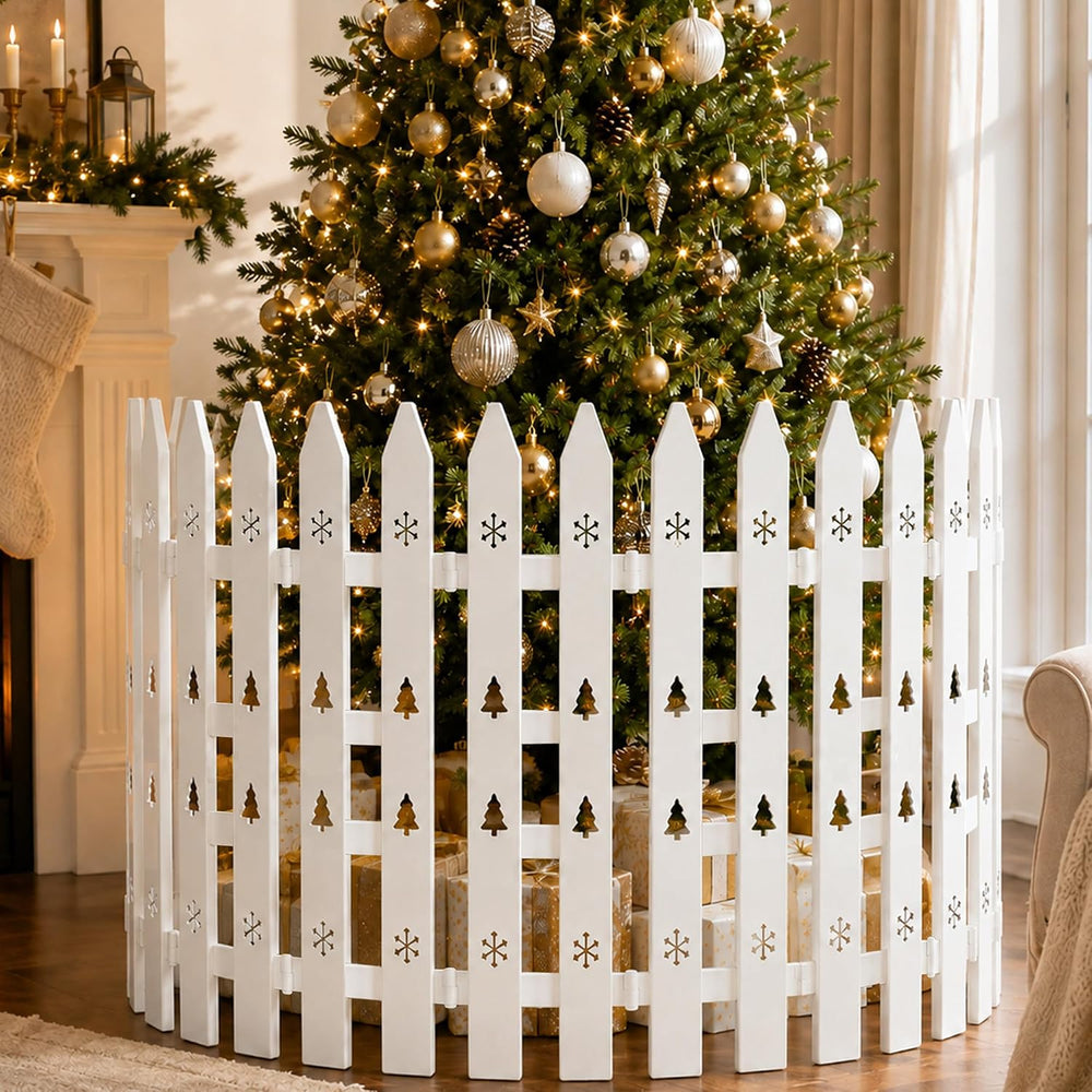 24 Inch Extra Tall Christmas Tree Fence, 24 Pack