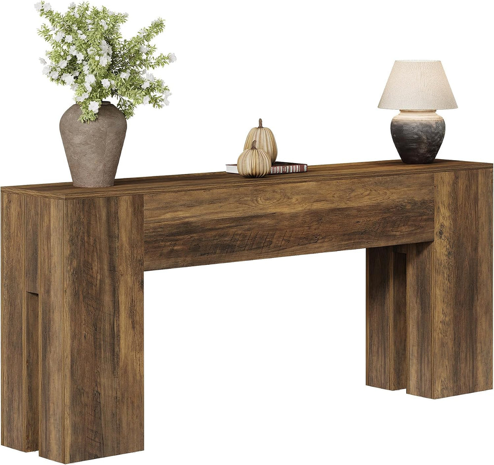 Tribesigns 71-Inch Long Console Table for Entryway, Farmhouse Sofa Console | ...