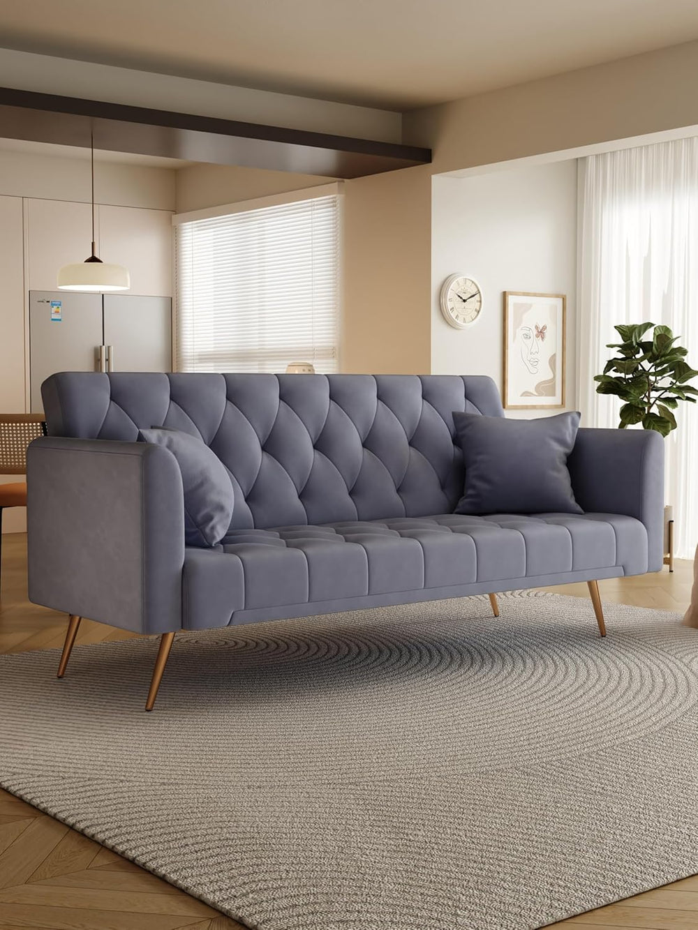 71-inch Multi-Functional Love Seat Sofa for Living Room & Bedroom