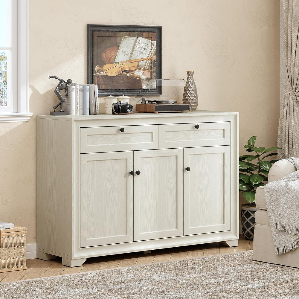 ONBRILL 48 Inches Sideboard Buffet Cabinet with Storage, Farmhouse Sideboard ...