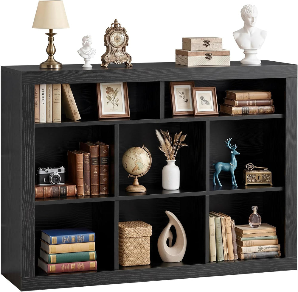 IRONCK Book Shelf with 8 Cube Storage Organizer, 47.2" W x 33.9" H,...