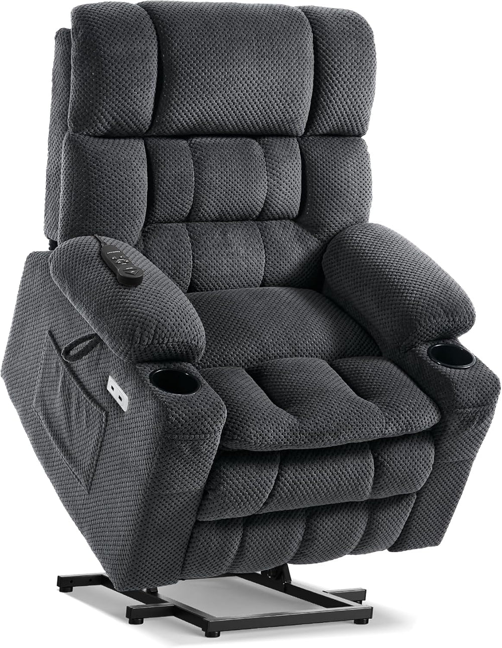 Tami Tami Dual Motor Power Lift Chair Recliner for Elderly with Massage and H...