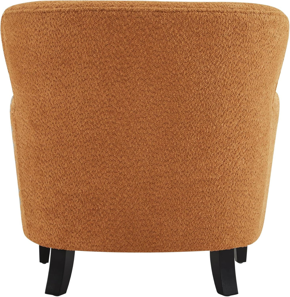 Christopher Knight Home Winnie Boucle Upholstered Wingback Accent Chair and O...
