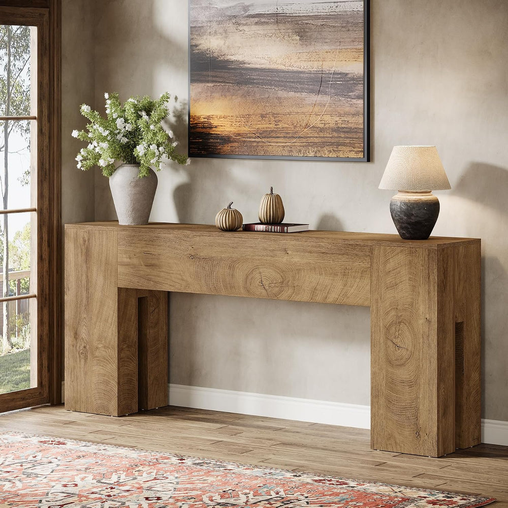 Tribesigns 71-Inch Long Console Table for Entryway, Farmhouse Sofa Console | ...