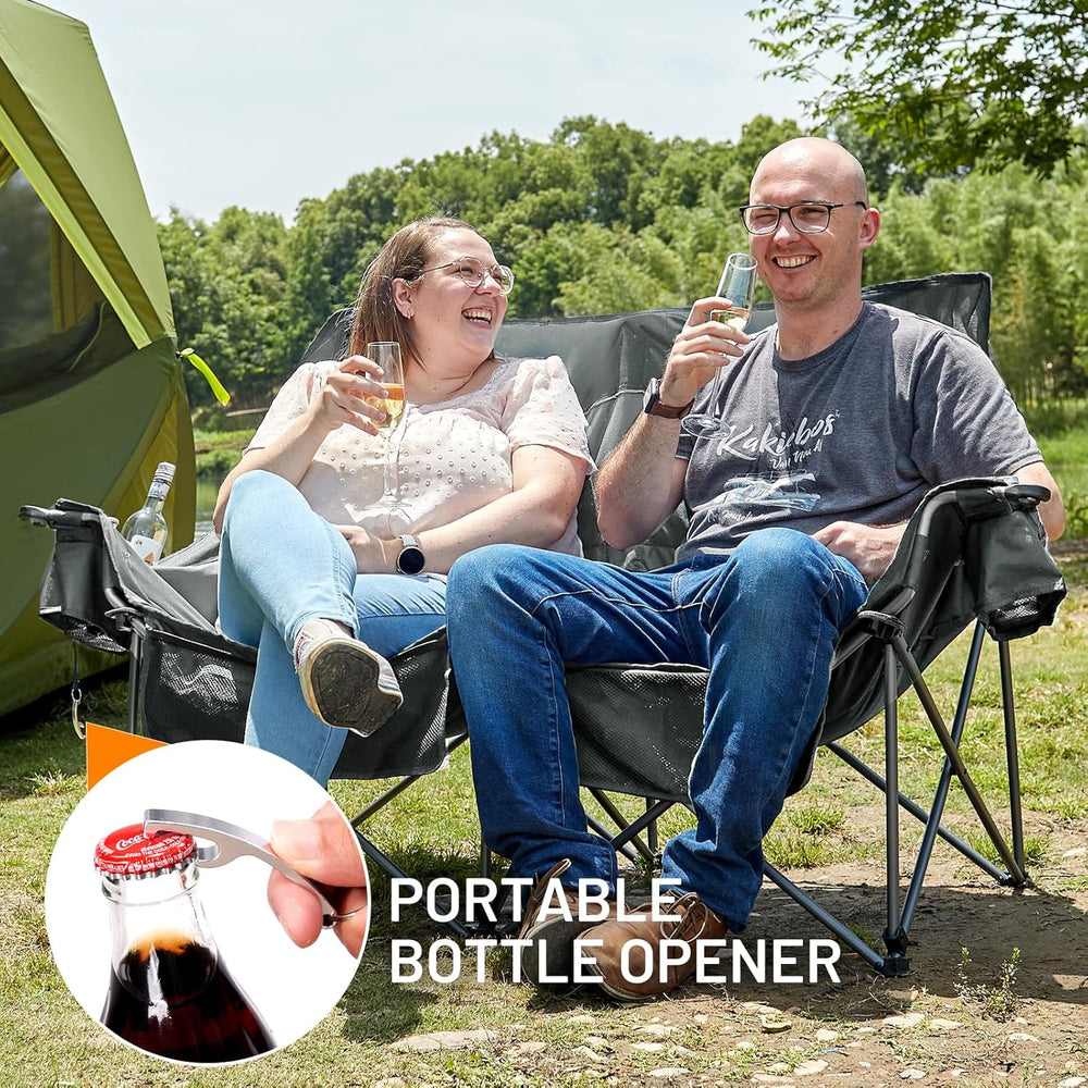 Timber Ridge 600 lbs Double Camping Chair, Ultra-Wide Heavy Duty Outdoor Fold...