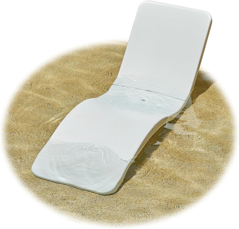 Resort at Home in-Pool Lounger Weighted Lounge Chair for Pool Shelf