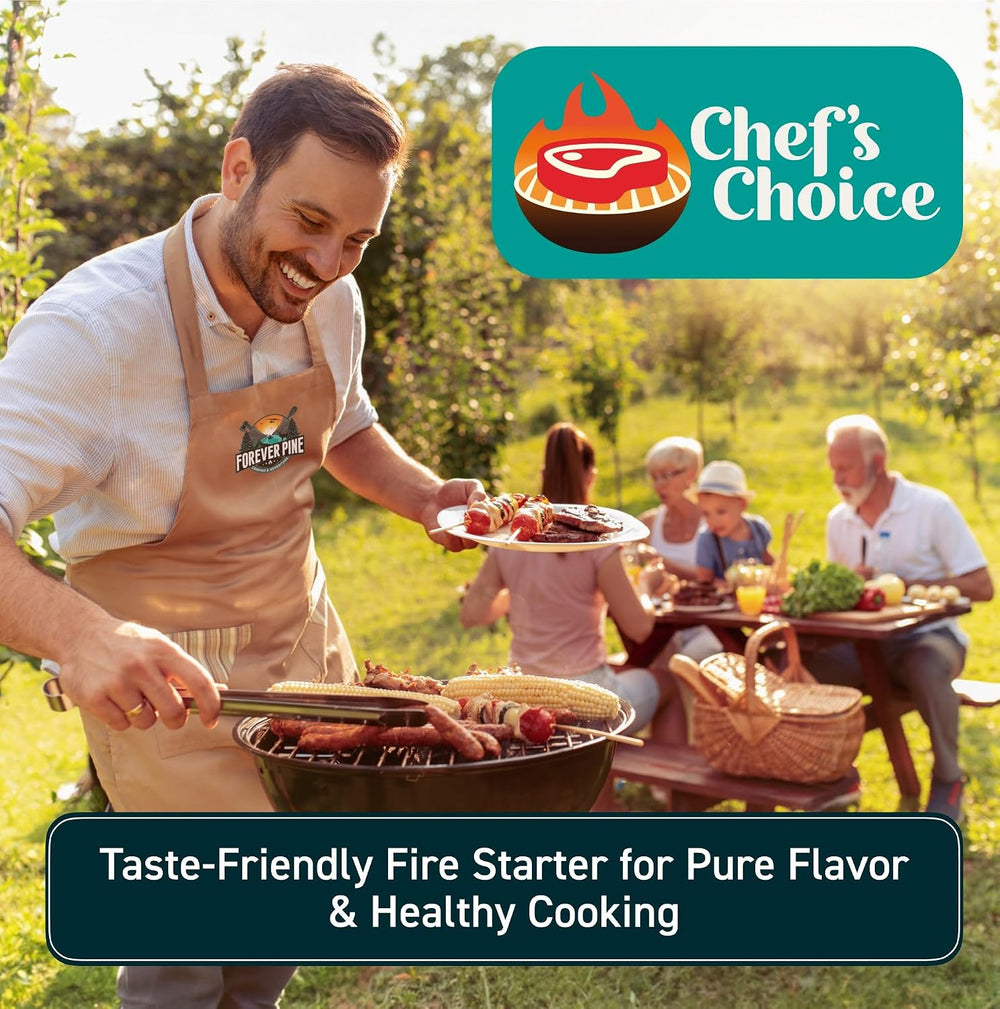 Fire Starter Cubes, 160 pcs - Value Pack - Firestarter Squares for Fireplace,...