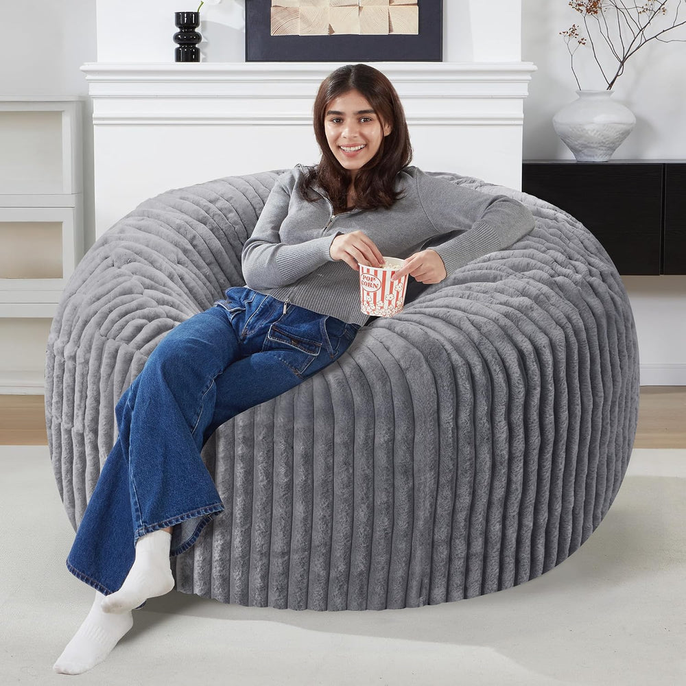 3 FT Bean Bag Chair,3' Big Bean Bag,Large Bean Bag Chairs for Adults | Co...